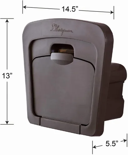 Vista 3 de Liberty Basics 501 - Colgador para manguera de jardín con compartimento de almacenamiento