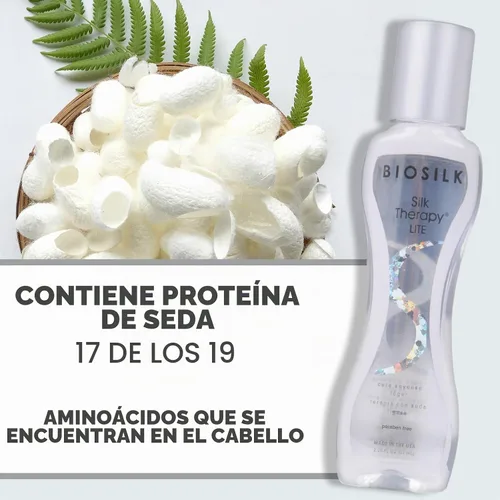 Vista 2 de Terapia de seda ligera Biosilk, 2.26 onzas, paquete de de 1