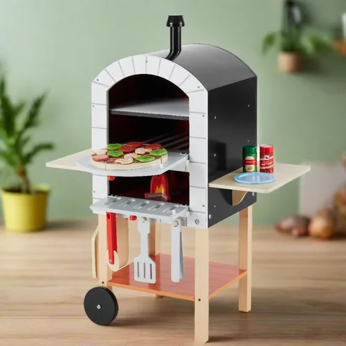 Vista 5 de Teamson Kids - Horno de pizza para exteriores My Little Helper