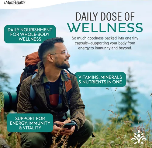 Vista 5 de Multivitamínico Maxi Health® para hombres y mujeres (120 unidades)