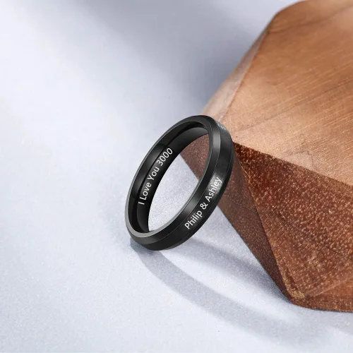Vista 5 de OPALSTOCK - Anillos de compromiso personalizados para parejas y parejas