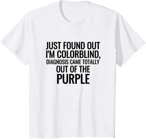 Vista 30 de Camiseta divertida de broma de daltonismo con diagnóstico humorístico