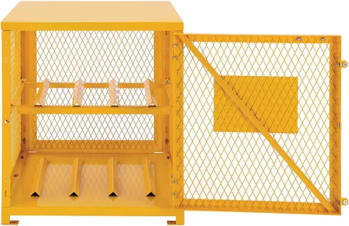 Vista 3 de Global Industrial Gabinete de almacenamiento de cilindro horizontal, puerta