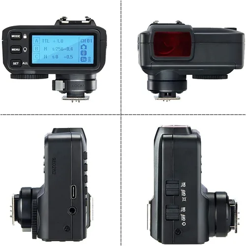 Vista 2 de GODOX X2T-C TTL Trigger Flash para Canon EOS Cámaras 1/8000s HSS TTL Función Manual Disparador con paño limpio
