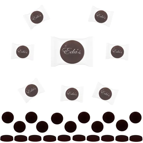 Vista 2 de Fruidles Chupones de dulces duros de alta calidad sin azúcar, mini caramelos de botón de frutas, certificado Kosher Parve, utiliza sorbitol, bajo