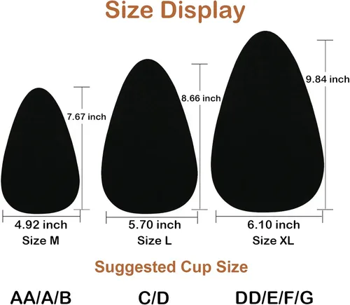 Vista 5 de Cinta invisible para levantamiento de senos con adhesivo push up para copa A-E, pecho grande