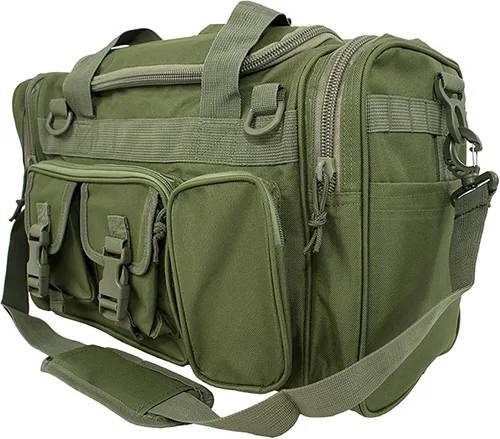 Vista 4 de OSAGE RIVER Tactical Range Bag Duffle, Tactical Bag with Shoulder Strap and Carry Handles, Range Bag for Outdoor Hunting Shooting Range Travel