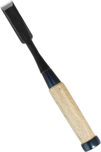 Vista 8 de KAKURI Cincel de mortaja japonés para carpintería 1/8" (3 mm), fabricado en Japón, cincel de madera Oire Nomi, hoja de acero japonés de alto carbono