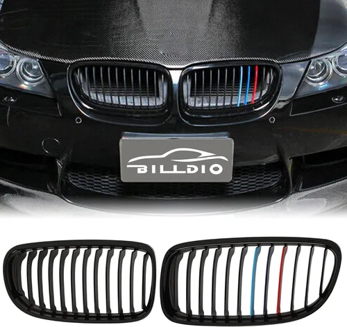 Vista 26 de Parrilla G20 - Parrilla de Riñón Negra Compatible con Serie 3 G20 316i/318i/320i/328i/330i/335i/340i de 2019-2022 Negro Brillante Diamante