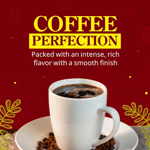 Vista 2 de El Coquí - Café expreso molido tostado oscuro, rico y molido, auténtico café de estilo puertorriqueño, sellado al vacío, granos de espresso molidos