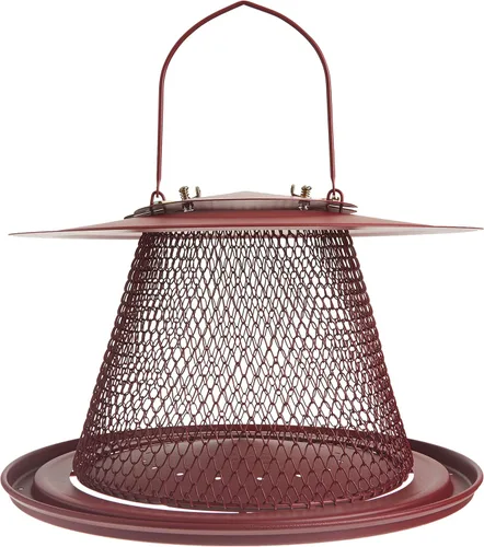 Vista 4 de No/No Red Cardinal c00322 alimentador de aves, Paquete de 1, Rojo