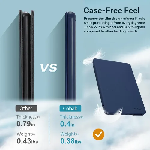 Vista 4 de CoBak Funda ligera con soporte para 7 pulgadas, 12ª generación 2024 y Colorsoft con correa para la mano derecha, compatible con iPhone MagSafe