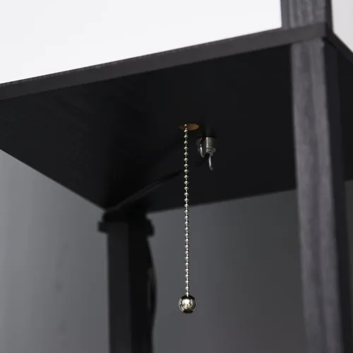 Vista 9 de HOMCOM Lámpara de pie moderna con estantes e iluminación ambiental doble, lámpara de pie alta para sala de estar, dormitorio con pantalla de tela