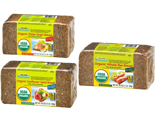 Vista 28 de Mestemacher Pan de Grano Entero (Fitness, 17.6 oz, paquete de 2)