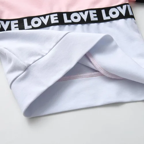 Vista 6 de Rebey Conjunto de sudadera con capucha y pantalones de manga larga para bebés y niños pequeños