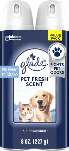 Vista 10 de Glade Ambientador en espray para habitación, aroma Olas de agua, combate el olor para ofrecer una frescura duradera, 8 onzas, 2