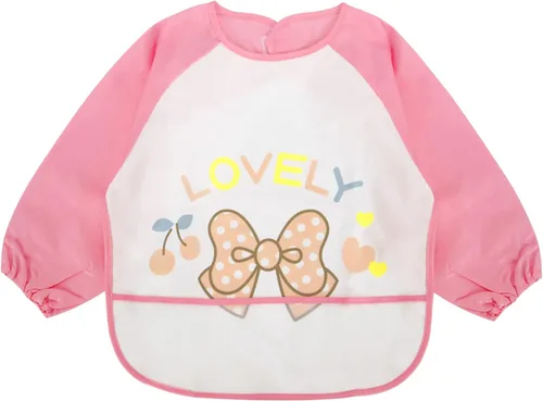 Vista 7 de JNINTH Baberos impermeables y lavables para comer y jugar delantal (6-36 meses)
