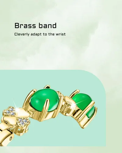 Vista 5 de SOLLEN Relojes para mujer, reloj de pulsera analógico de lujo para mujer, relojes impermeables para mujer