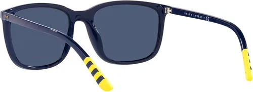 Vista 6 de Polo Ralph Lauren Mens Ph4185u Universal Fit Square Sunglasses
