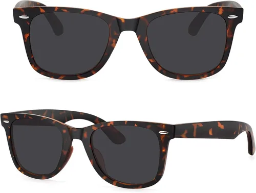 Vista 101 de MEETSUN Polarized Sunglasses for Women Men Classic Retro Square Frame Driving Sun Glasses UV Protection