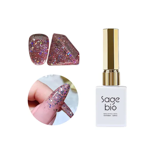 Vista 8 de Hydrogel Ice Skin Glitter Gel Polish Collection Radiate with Energy 01