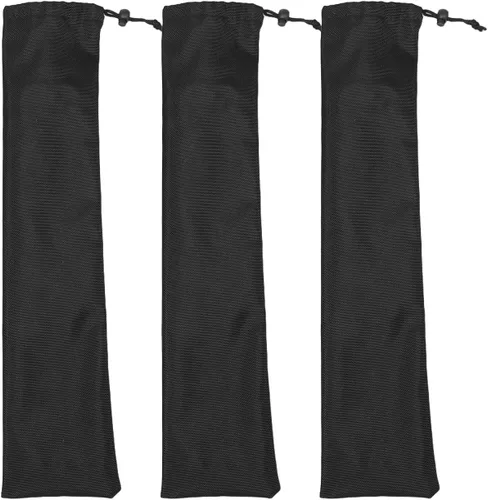 Vista 9 de LIOOBO Bolsa de poste de tienda: Bolsa de transporte de bastones de trekking Funda de repuesto para bastón, bolsa de almacenamiento larga portátil