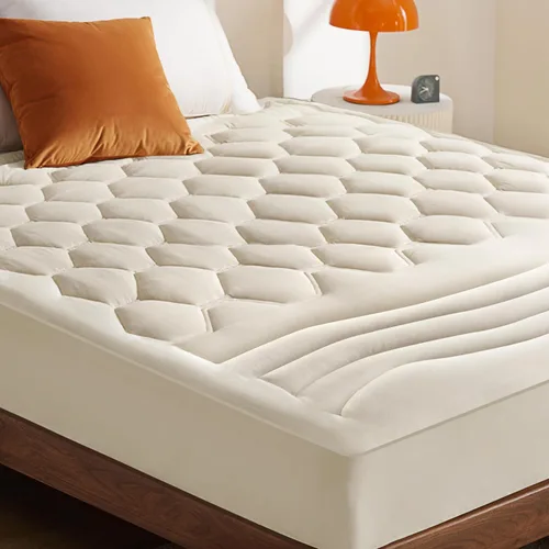 Vista 17 de Bedsure Protector de colchón beige individual XL – Cubrecolchón suave para dormitorio universitario, protector de cama individual extra largo