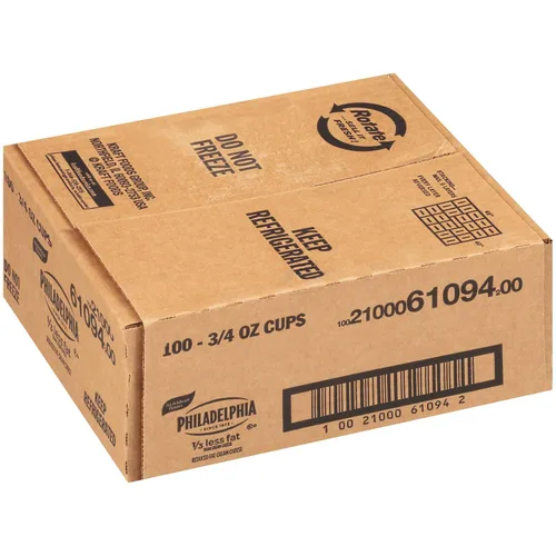 Vista 4 de Kraft Philadelphia Lite - Tazas de queso crema (paquete de 100)