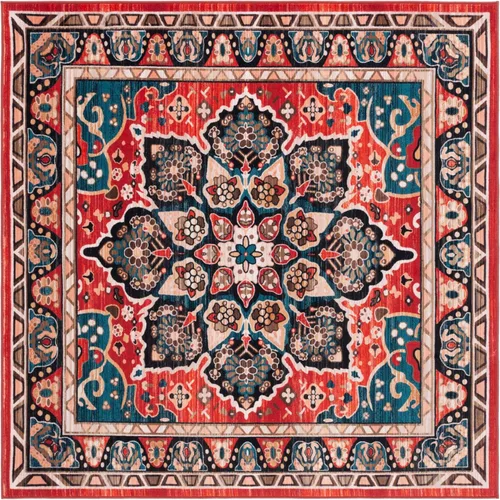 Vista 22 de SAFAVIEH Riviera Collection - Alfombra lavable de 2 pies 2 pulgadas x 9 pies, beige y carbón, antideslizante y fácil de limpiar, ideal para sala