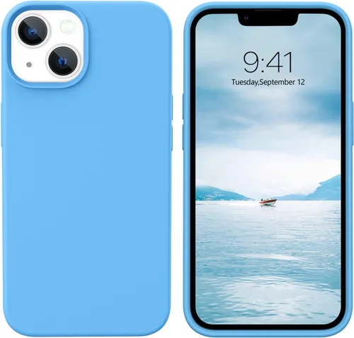 Vista 20 de GUAGUA Funda compatible con iPhone 17 Pro Max de 6.9 pulgadas, silicona líquida, goma de gel suave, delgada, forro de microfibra delgada