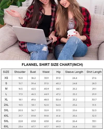 Vista 6 de siliteelon Camisas de franela a cuadros para mujer, de manga larga, con botones, de algodón, estilo novio, informal, con puños