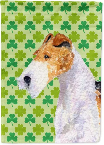 Vista 133 de Caroline's Treasures SS4442GF Affenpinscher Bandera de jardín con retrato de trébol del día de San Patricio para buzón, bandera decorativa