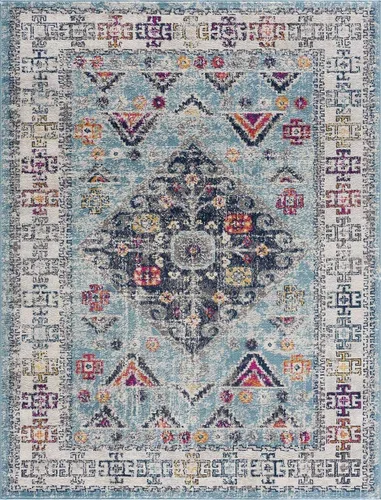 Vista 24 de Hauteloom Morriston - Alfombra tradicional para sala de estar, dormitorio, color gris, 2 x 3 pies
