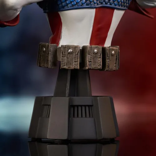 Vista 11 de Diamond Select Toys Marvel Comics: Capitán América busto de resina a escala 1:7, multicolor, 6 pulgadas