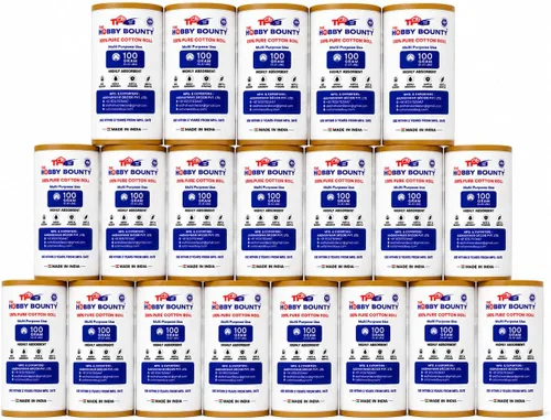 Vista 21 de Rollo de algodón puro absorbente de 2.205 libras de lana enrollada, multiusos, uso suave para sala de primeros auxilios quirúrgicos, removedor
