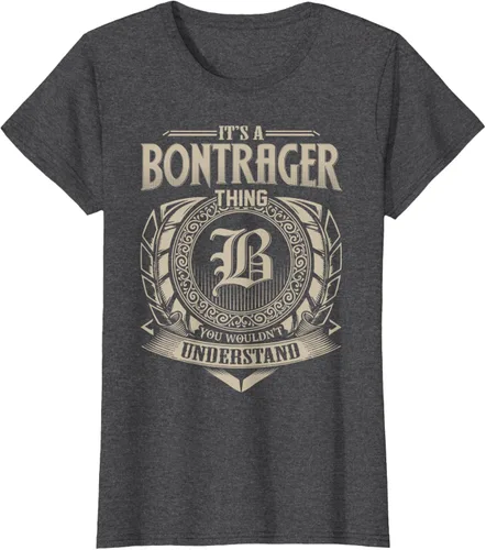 Vista 6 de Camiseta vintage It's A BONTRAGER Thing You Wouldn't Understand Name, Negro
