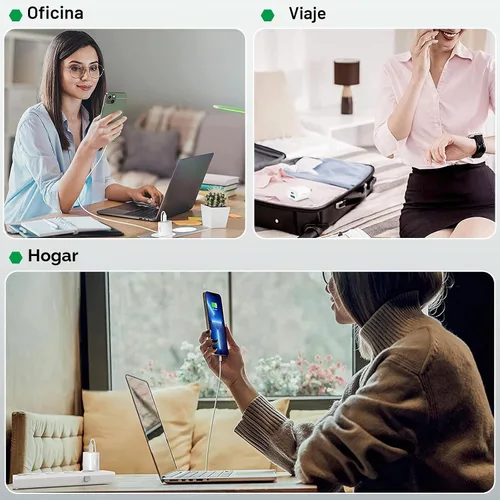 Vista 7 de Bloque de carga USB C, paquete de 5 bloques de carga tipo C, caja de carga rápida PD de 20 W, cubo de ladrillo compatible con iPhone 16/15/14 Pro