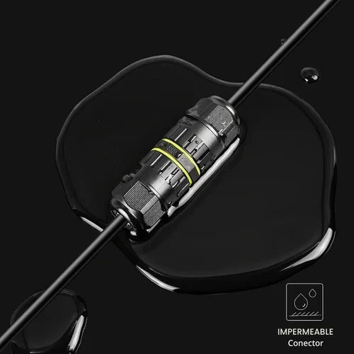 Vista 3 de Conectores de cable de alimentación impermeables ATB Future IP68, caja de conexiones para exteriores, ideal para cables de 2 o 3 pines de Ø4-8mm