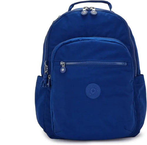 Vista 52 de Kipling Seúl - Mochila pequeña para tableta, diseño de flores acuáticas, talla única