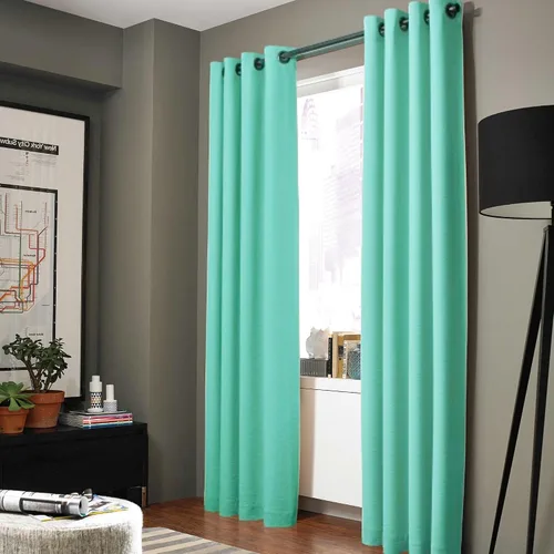Vista 18 de Gorgeous Home - Panel de cortina de ventana de lino K92 de 1 pieza, liso, con ojales de bronce, 3 capas de forro de espuma, 100% térmica