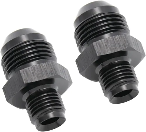 Vista 28 de Adaptador de ajuste de tubo de aluminio -4AN AN4 macho acampanado a rosca macho de 5/8 x 18 con asiento invertido, conector acampanado invertido