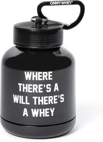 Vista 11 de ONMYWHEY Embudo de llavero de proteína y suplemento de doble cucharada (180 cc) para mirar en el espejo
