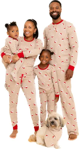 Vista 25 de Owlivia Pijamas de Navidad de Halloween para la familia, pijamas de algodón orgánico a juego candies