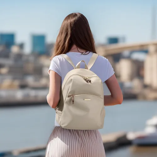 Vista 5 de GOLF SUPAGS Elegante mochila para mujer, mochila casual de viaje, mini mochila, bolso de nailon
