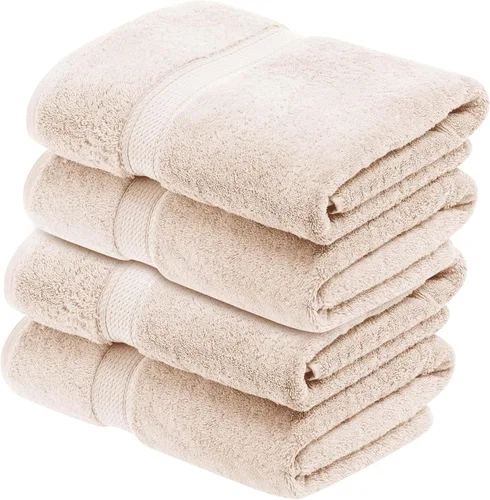 Vista 14 de BNM Toallas de Algodón Egipcio de Peso Pesado, Ideales para Baño, Ducha, Spa, Hotel, 800 GSM, Toallas Faciales/de Aseo, Toallas de Mano, Toallas