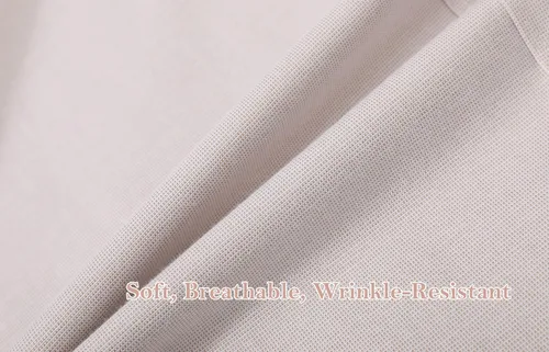 Vista 6 de Camisa con botones para mujer de manga larga Oxford camisa de algodón de corte clásico, blusa de trabajo resistente a las arrugas