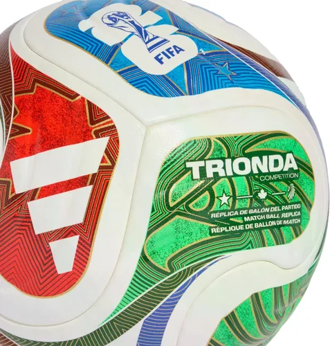 Vista 4 de adidas Pelota de competición de la Copa Mundial 2026 - Inspirada en el diseño de ondas La Ola, superficie sin costuras para precisión y estabilidad