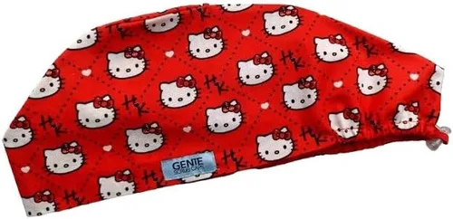 Vista 8 de Cute Kitty Euro Scrub - Gorra de trabajo ajustable para mujer