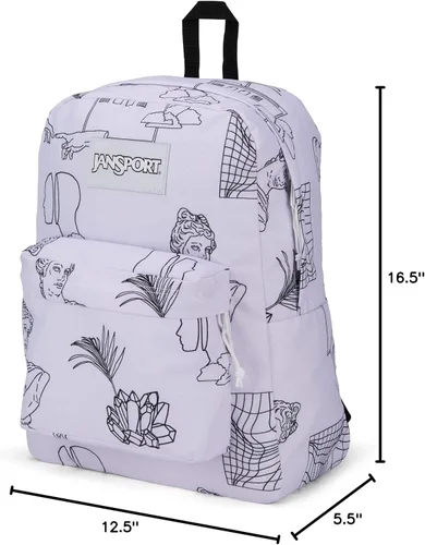 Vista 65 de JanSport SuperBreak - Mochila ligera para la escuela, Marino), JS0A4QUT