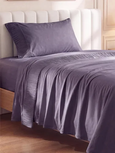 Vista 59 de Bedsure Juego de sábanas para cama individual - 3 piezas de sábanas suaves para cama individual - Transpirables y refrescantes - Calidad hotelera